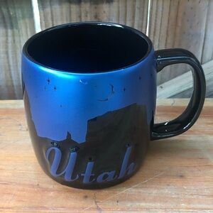 Americaware Utah Night Sky 2014 Blue & Black Oversized Coffee Mug Size 24oz